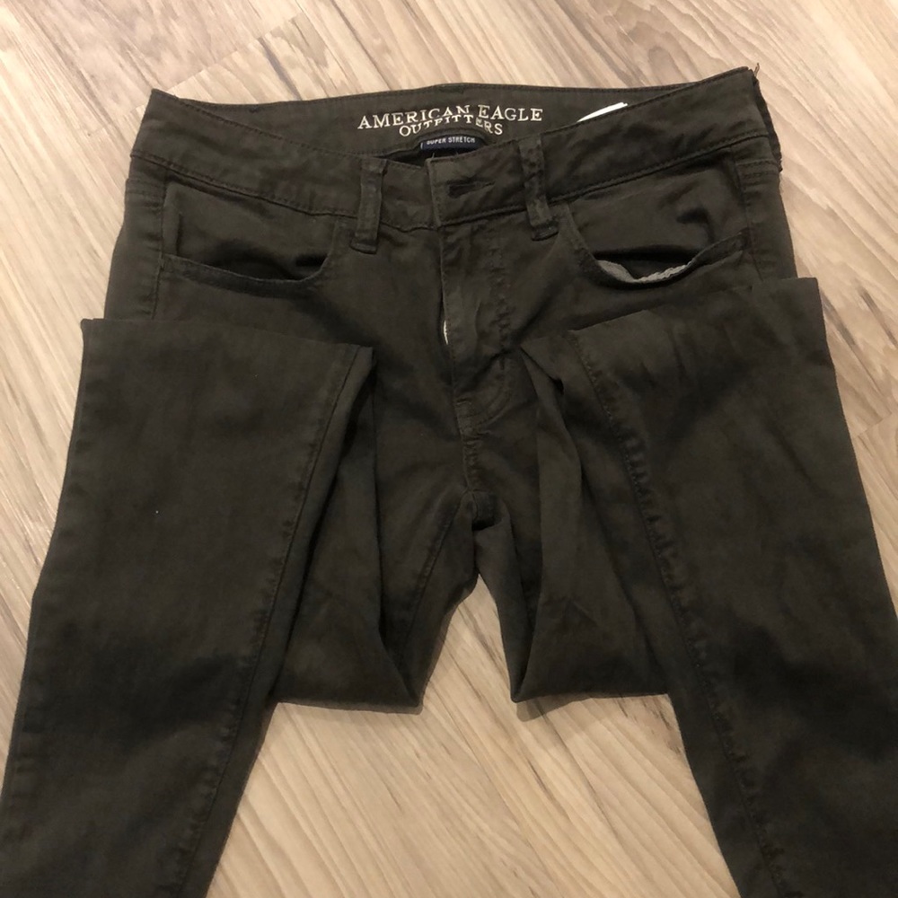 Dark green American eagle pants